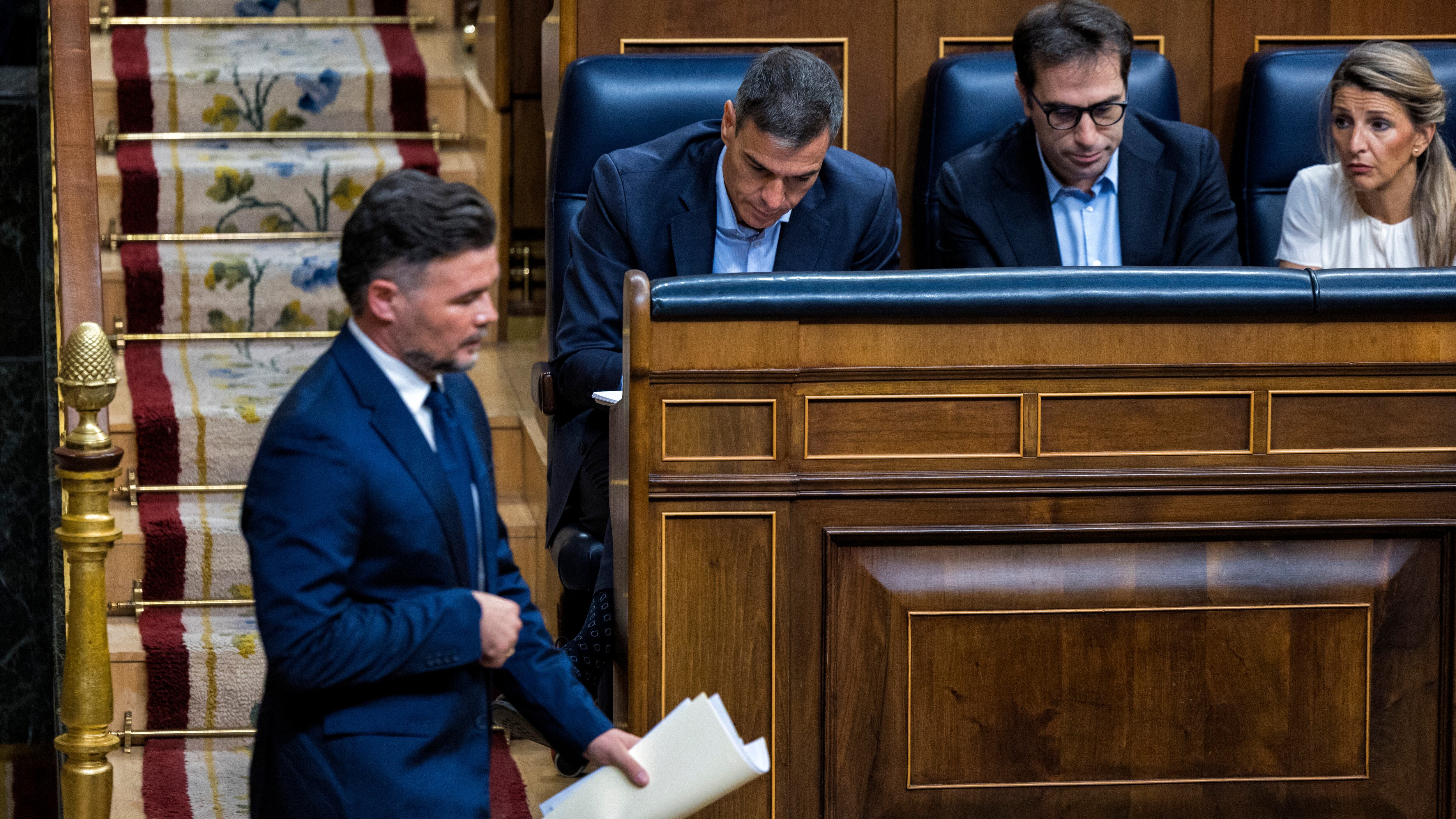 Última hora de la actualidad política, en directo | Rufián, sobre la condena a David Sánchez: “Es una sobrada importante (…) Luego viene Begoña Gómez”
