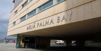 Entrada del hotel Meliá Palma Bay en Mallorca