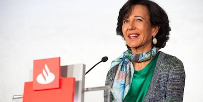 La presidenta de Banco Santander, Ana Botín