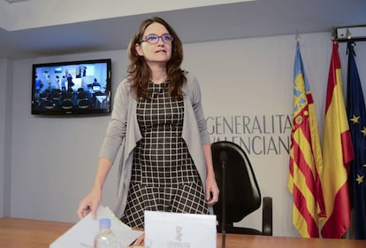 La vicepresidenta de la Generalitat, Mónica Oltra.