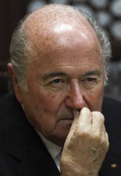 El presidente de la FIFA, Joseph Blatter.