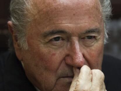 El presidente de la FIFA, Joseph Blatter.