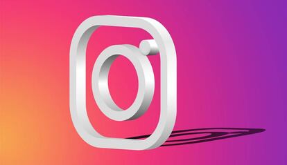 Logo 3D de Instagram