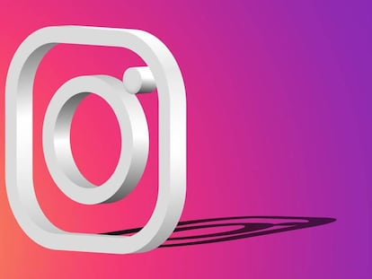 Logo 3D de Instagram