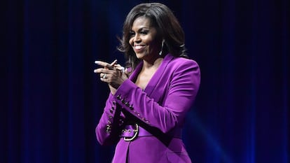 En la imagen, Michelle Obama .