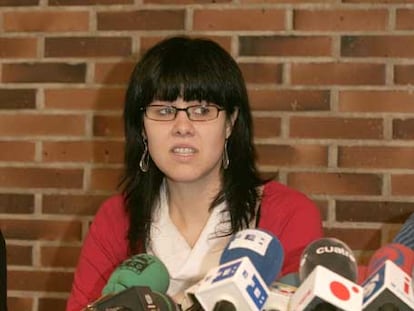 La compañera de De Juana, Irati Aranzabal.