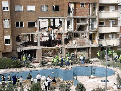 Piso de Leganés en el que se suicidaron el 3 de abril siete terroristas, entre ellos Allekema Lamari.
Allekema Lamari.