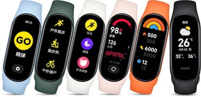 Colores de la Xiaomi Mi Band 7