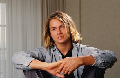 El actor River Phoenix, en 1988 en Los Ángeles.