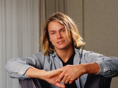 El actor River Phoenix, en 1988 en Los Ángeles.