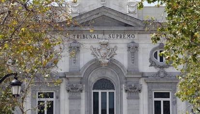 Sede del Tribunal Supremo, en Madrid, en una imagen de archivo.