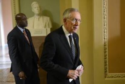 El líder de la mayoría en el Senado, el demócrata por Nevada, Harry Reid. EFE/Archivo