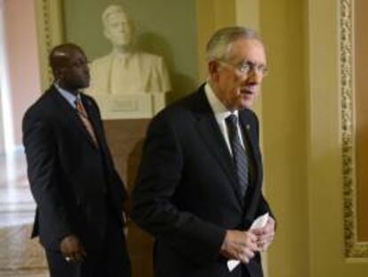 El líder de la mayoría en el Senado, el demócrata por Nevada, Harry Reid. EFE/Archivo