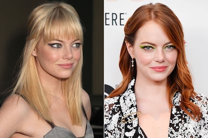 A veces el cambio de color también es decisivo. Emma Stone está mucho más favorecida con un tono cobrizo que de rubia, incluso a pesar de que este sea el tono natural de su cabello. Imposible imaginar a Mia (La La Land) con una melena de otro color que no fuera pelirrojo.