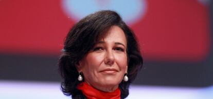 Ana Patricia Bot&iacute;n en la junta general extraordinaria de accionistas del Banco de Santander.