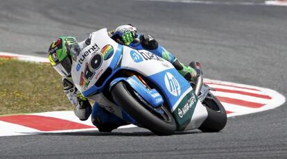 Pol Espargaró durante el GP de Cataluña.