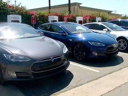 Gama de vehículos Tesla.