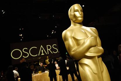 Acto previo a la ceremonia de los Oscar, en Los Ángeles.