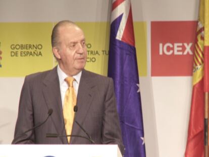 El Rey inaugura el Encuentro Empresarial España-Australia