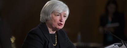 La presidenta de la Reserva Federal (Fed) de EE UU, Janet Yellen.