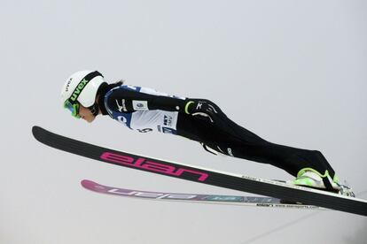 Competición de esquí en Noruega.