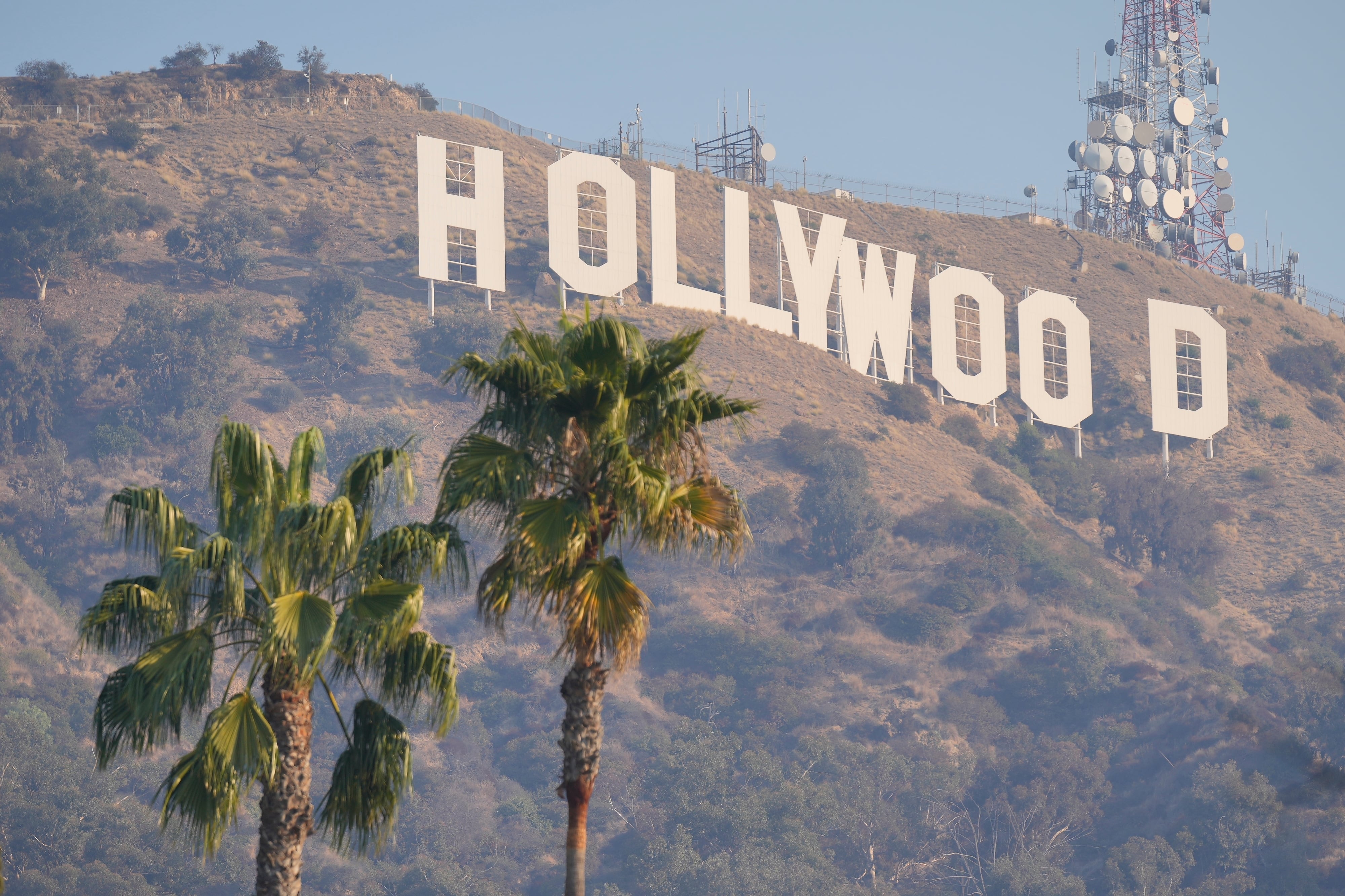 Las letras de Hollywood en Los Angeles, el 9 de enero.