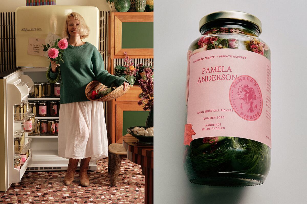 Pepinillos orgánicos: la nueva aventura de Pamela Anderson con polémica con Meghan Markle incluida