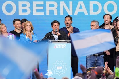 Acto político de Unión Por La Patria, en octubre de 2023, en Buenos Aires.