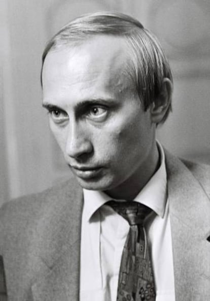 Putin, en agosto de 1991, en sus inicios en la política en San Petersburgo.