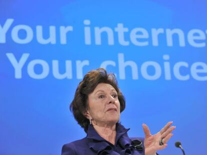 Former European Union commissioner for competition Neelie Kroes.