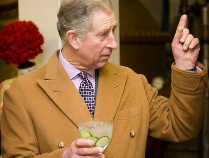 Prince Charles gin tonic