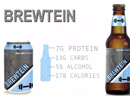 Cerveza con proteínas. Sí, hay quien la toma