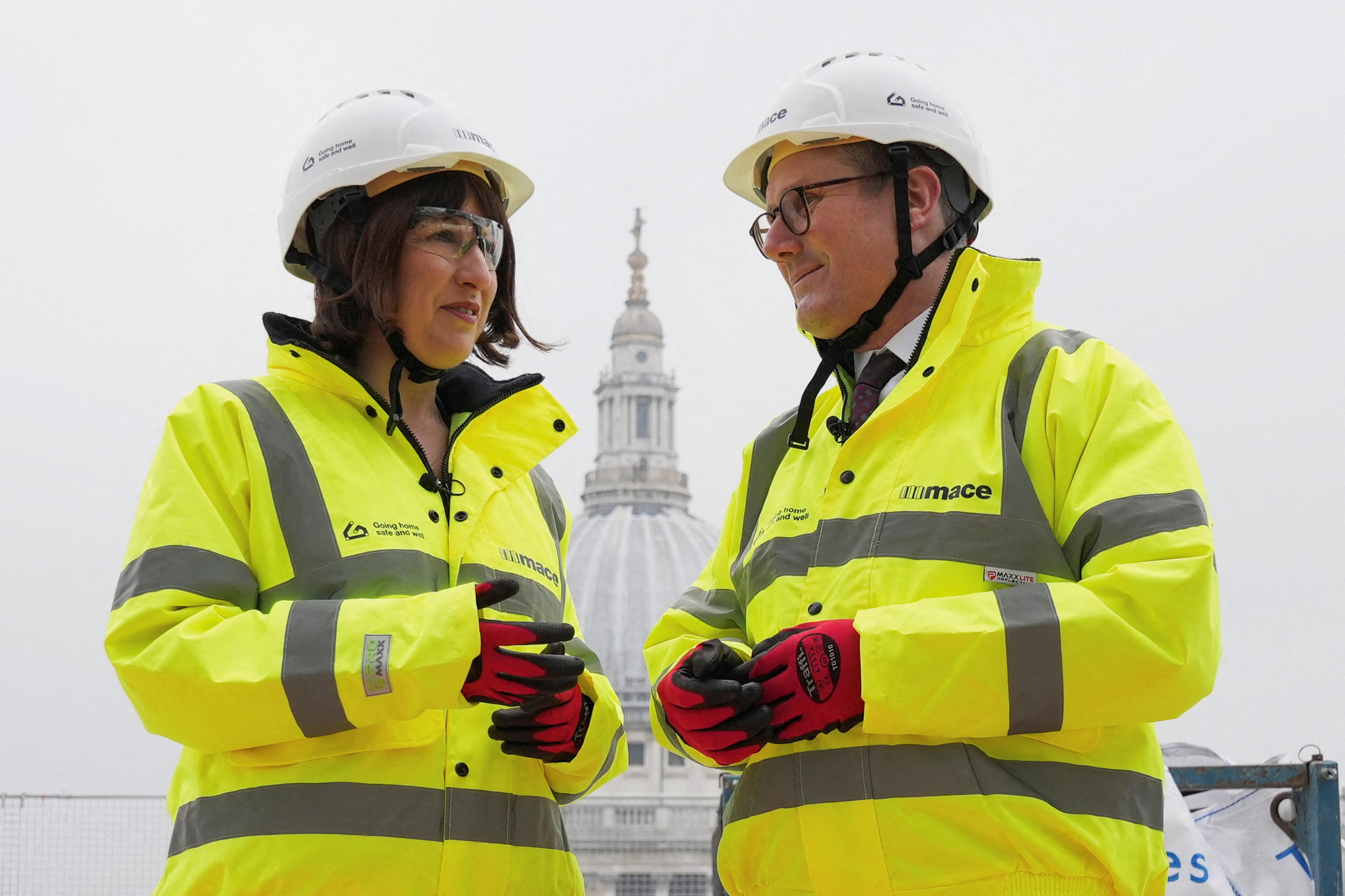 Keir Starmer y Rachel Reeves, en Londres, en marzo pasado.