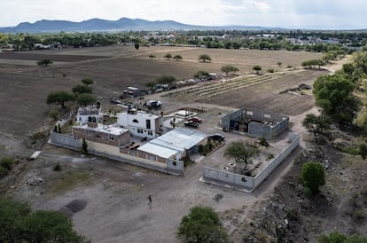 El rancho El Potrerito en la comunidad de Malpaso, en dónde la madrugada del domingo fueron secuestrados los jóvenes.