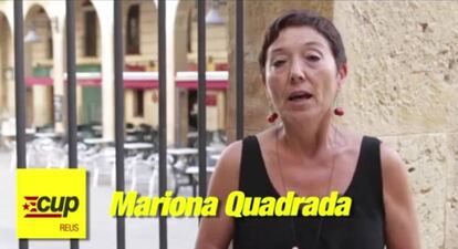 Mariona Quadrada, regidora de la CUP de Reus.