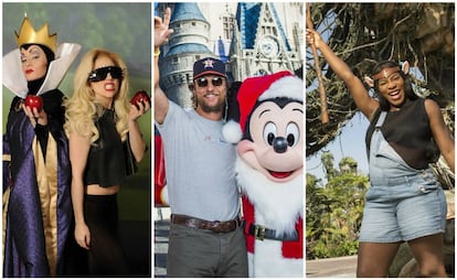 De izquierda a derecha: Lady Gaga, Matthew McConaughey y Serena Williams.