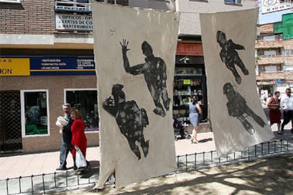 Una de las obras expuestas en la muestra <i>Arte urbano</i> de Alcobendas.