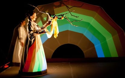 'Cucu Haiku', espectáculo de la compañía cántabra Escena Miriñaque que se podrá ver en el festival Titirimundi 2014, en Segovia.