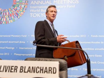 El economista jefe del FMI, Olivier Blanchard, en Tokio (Jap&oacute;n)