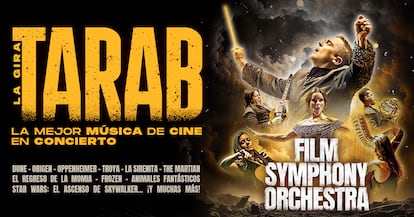 Cartel promocional de la gira 'Tarab' de Film Symphony Orchestra