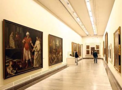 Una de las salas del Museo de Bellas Artes de Sevilla.