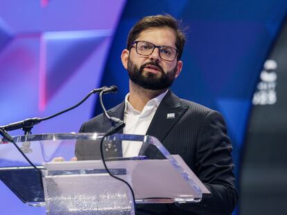 El presidente de Chile, Gabriel Boric, durante la cumbre Asía-Pacífico en San Francisco el pasado 15 de noviembre.