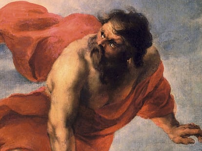 Imagen de Prometeo trayendo el fuego, de Jan Cossiers. El cuadro, de 1637, ilustra al titán robando la llama de los dioses para traerla a la Tierra.