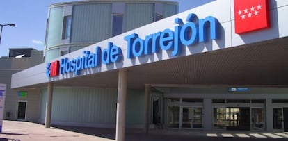 Fachada del hospital de Torrejón de Ardoz.