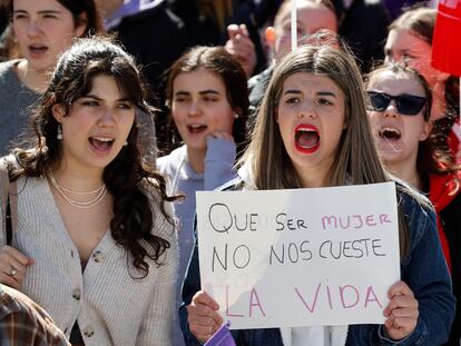 Manifestación el pasado 8 de marzo en Bilbao.