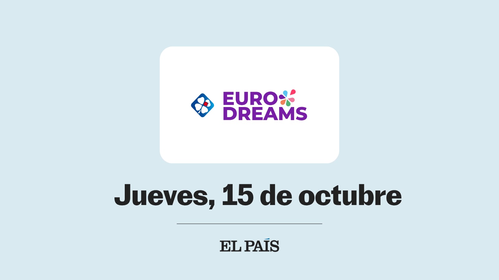 Eurodreams: comprobar sorteo del jueves 15 de octubre