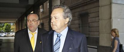 Pérez Sauquillo, a su llegada en mayo a los juzgados de Sevilla.