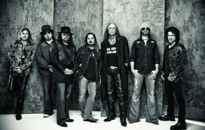 Imagen promocional de la banda de rock sureño por excelencia, Lynyrd Skynyrd, que cerrarán la undécima edición del Azkena Rock 2012