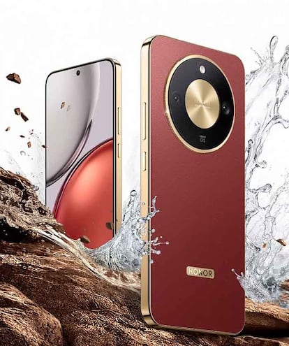 Nuevo teléfpono Honor X9d con agua