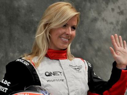 Maria de Villota, en el GP de Australia de 2012. 